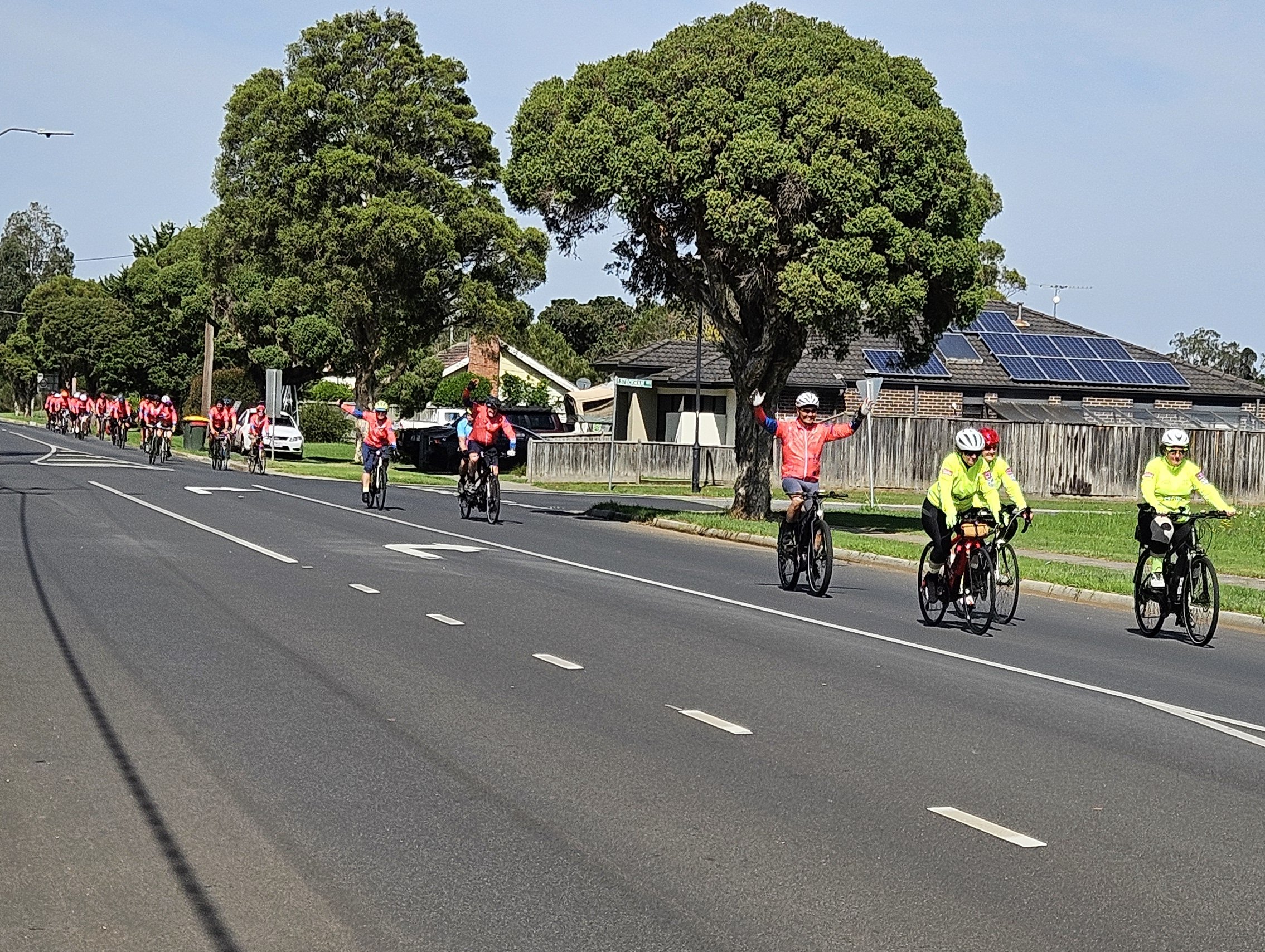 Finishing the ride in Longwarry 22.03.2026