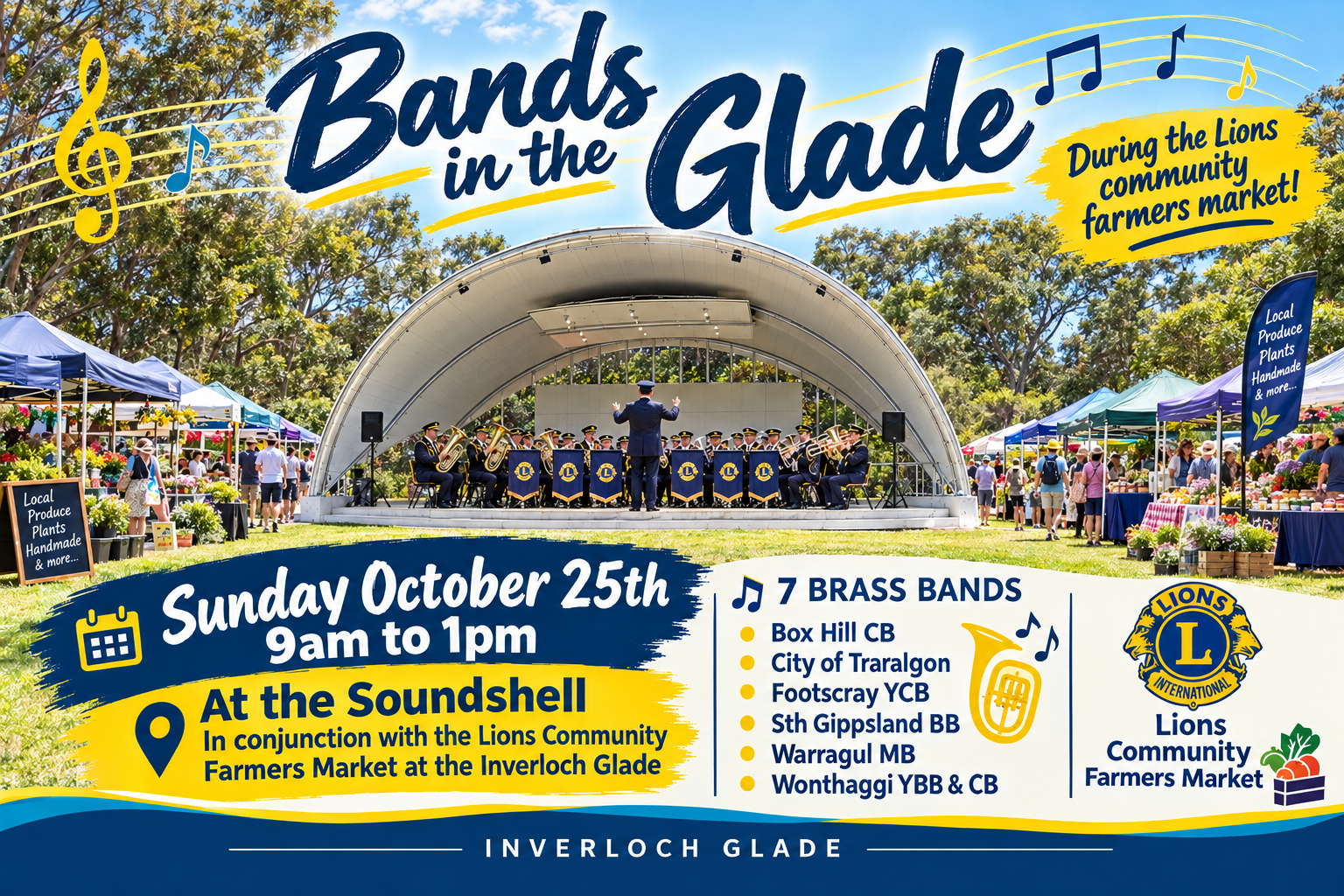 261025 Bands in the Glade Music & Market 25 Oct 2026 9am-1pm V2