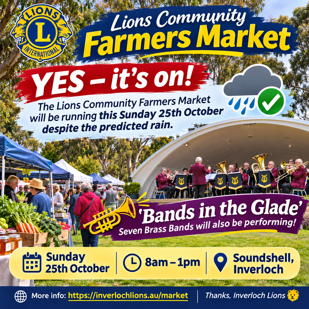 261022 Market - Rain or Shine at Inverloch Market
